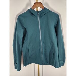Uniqlo Dark Green Zip Front Windbreaker Size Small